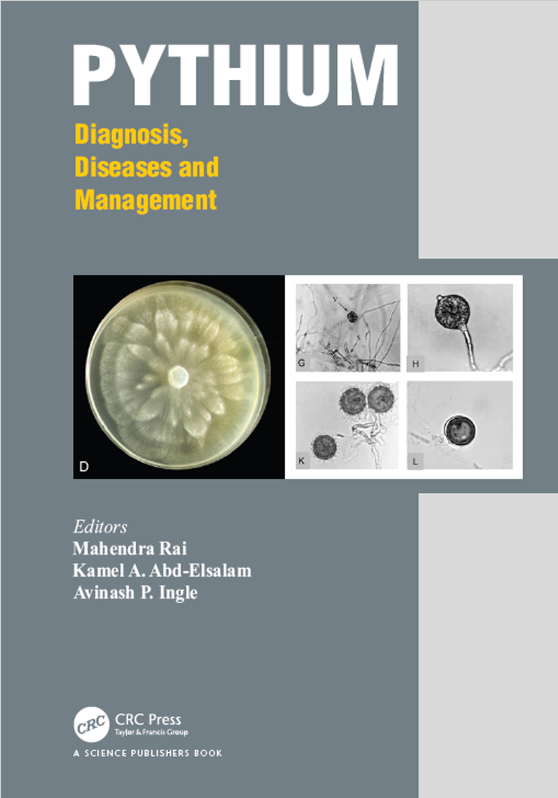 Book cover of Pythium: Diagnosis, Diseases and Management by Mahendra Rai Book cover of Pythium: Diagnosis, Diseases and Management by Mahendra Rai